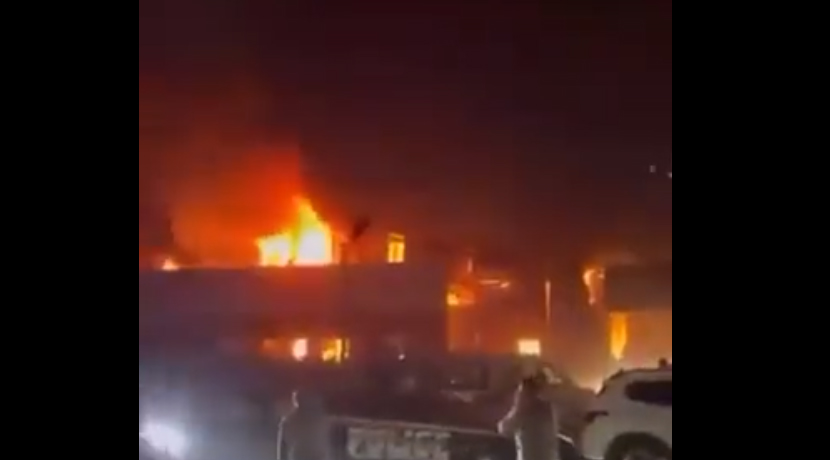 بالفيديو – أكثر من 100 قتيل بحريق داخل صالة زفاف بالحمدانية في العراق