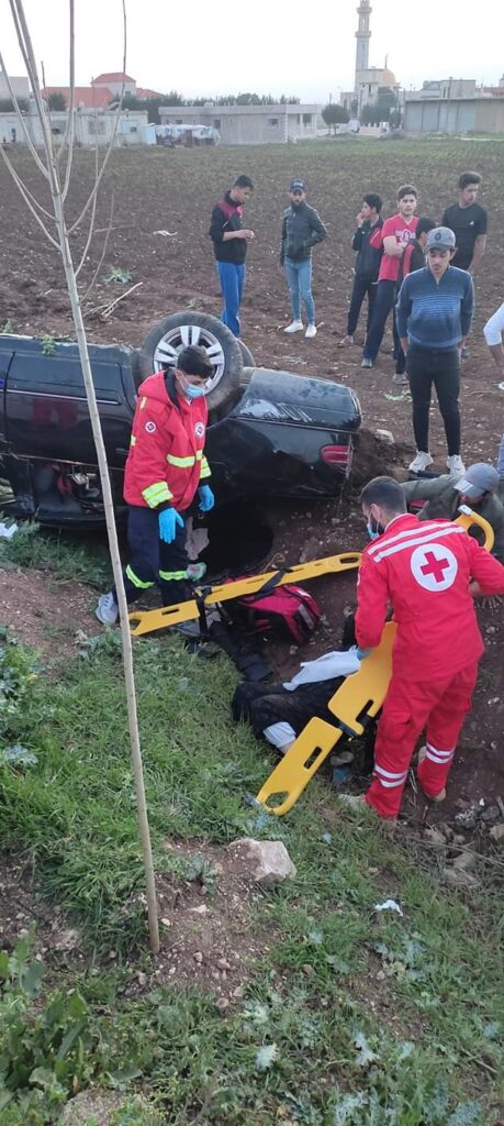 جرحى بحادث على طريق الخيارة-لوسي