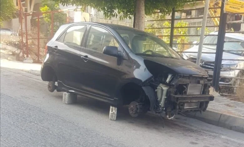 سارقا الإطارات بقبضة قوى الأمن