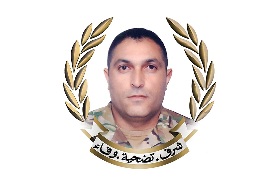 الجيش ينعى المعاون الأول دياب محمد جعفر