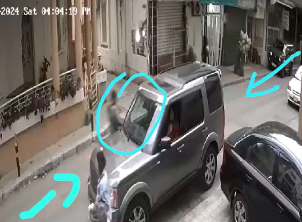 بالفيديو – تعرض الفنانة كارلا بطرس لعملية سرقة في منطقة فرن الشباك