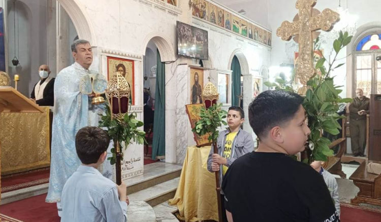 قداديس الشعانين عمت كنائس البقاع الشمالي
