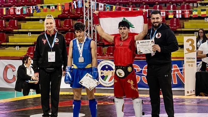 فوز اللبناني يوري ناصيف بالحزام الذهبي في بطولة “ساندا” الدولية للفنون القتالية في إيطاليا