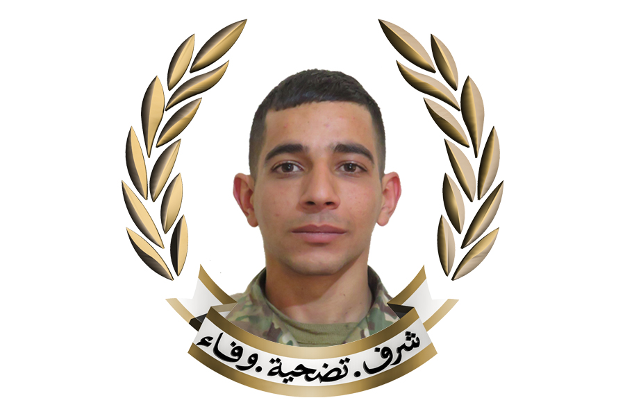الجيش ينعى ابن بلدة تعلبايا الجندي كامل مروان مركيز