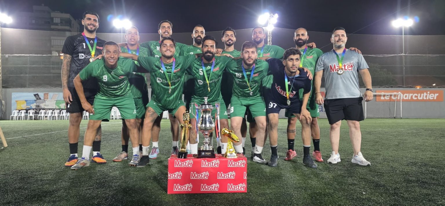 فريق ماستر شيبس يُتتوَّج ببطولة الشركات في لبنان