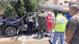 أربعة شهداء بغارة على سيارة في النبطية الفوقا بينهم 3 نساء