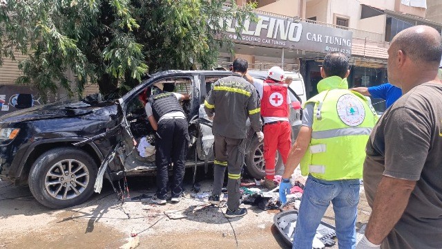 أربعة شهداء بغارة على سيارة في النبطية الفوقا بينهم 3 نساء