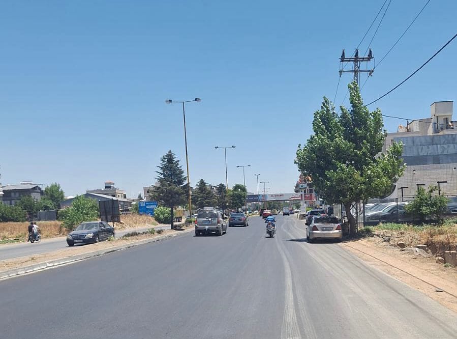 بلدية زحلة تشكر وزير الأشغال لأعمال التعبيد على مسلكَي أتوستراد زحلة